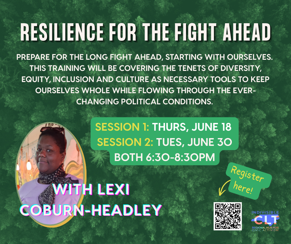 Training Series: Resilience for the Fight Ahead — Indivisible